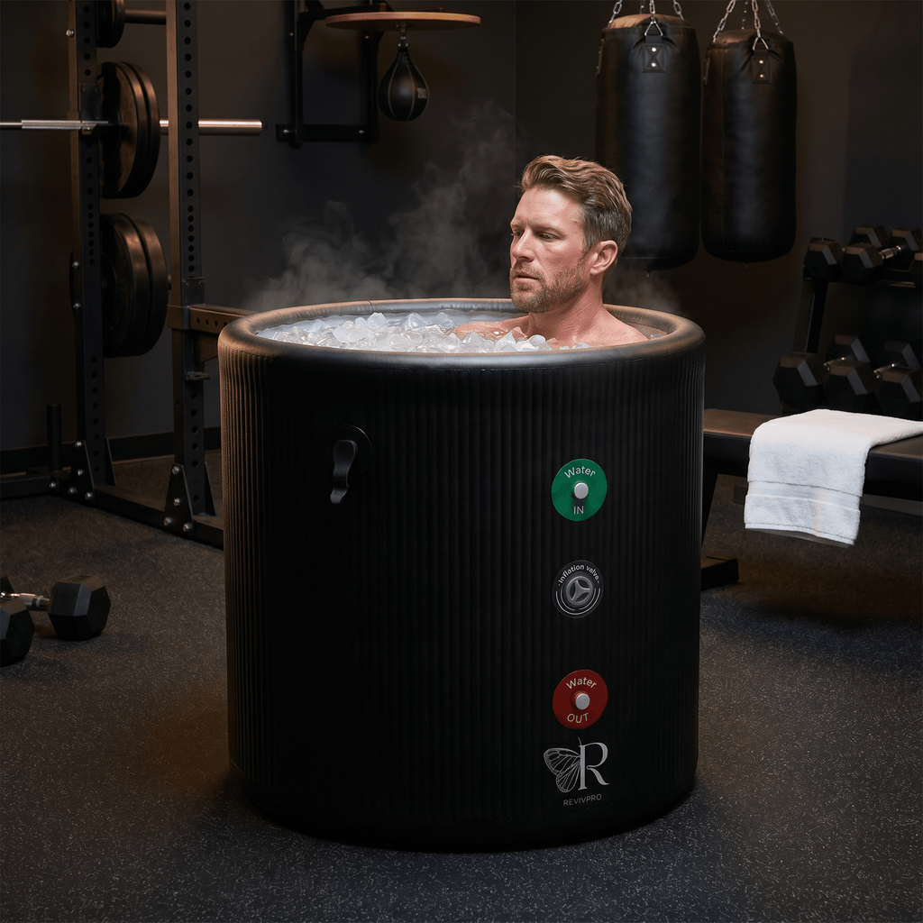 Portable Ice Bath Tub Pro - Water Chiller Compatible Cold Plunge Easy Recovery Solution