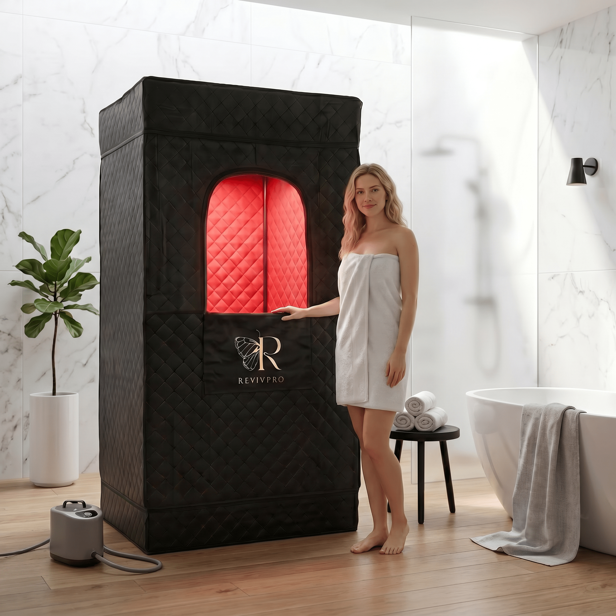 Portable Steam Sauna Box with Steamer