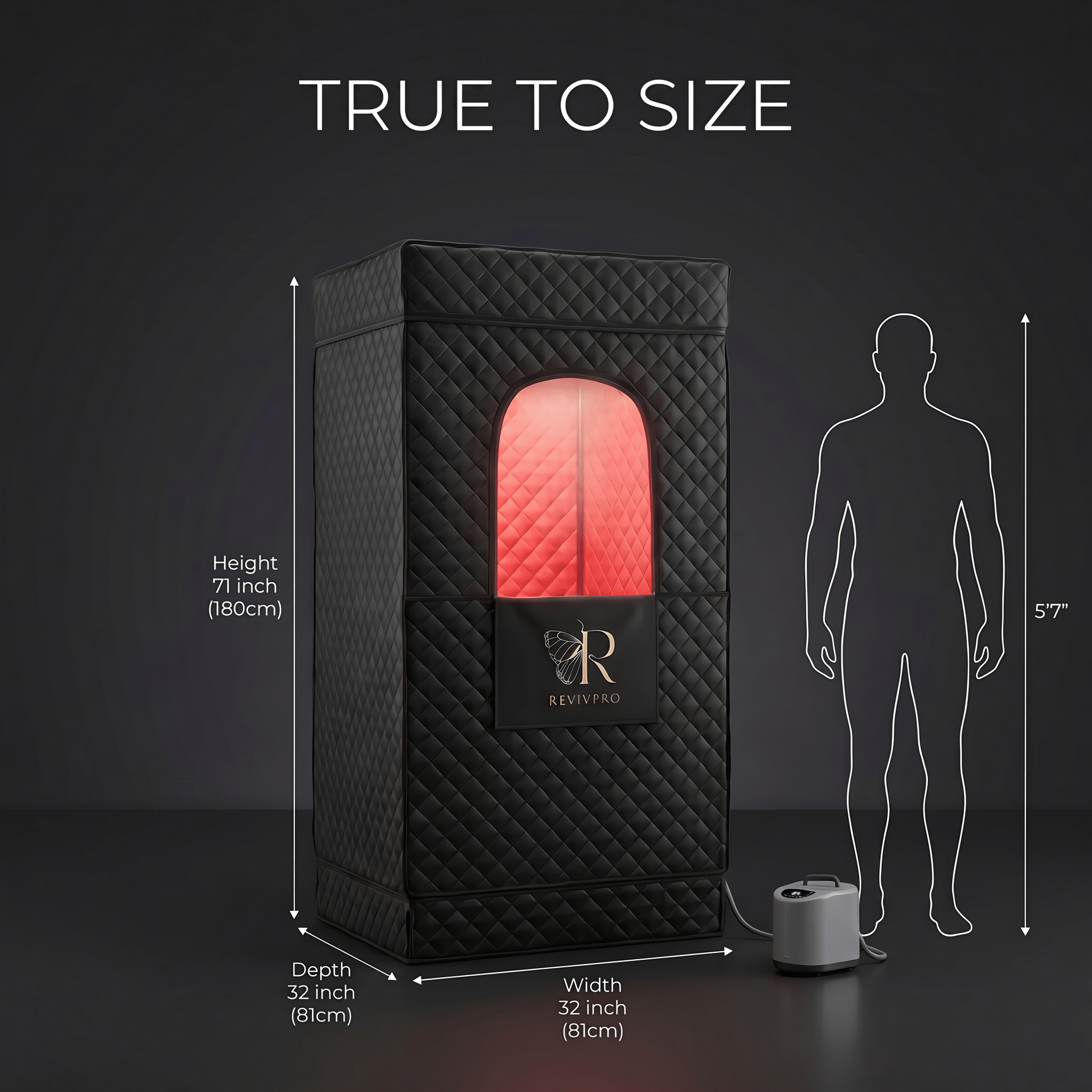 Portable Steam Sauna Box with Steamer